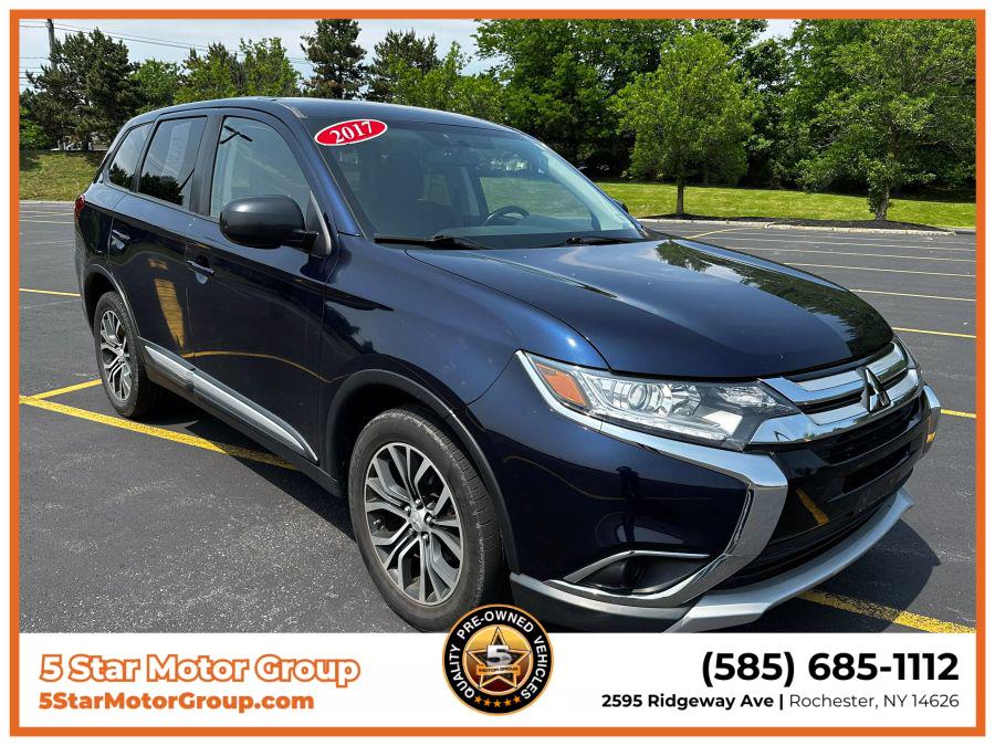 2017 Mitsubishi Outlander ES Sport Utility 4D, available for sale in Rochester, New York | 5 Star Motor Group. Rochester, New York 2017 Mitsubishi Outlander ES Sport Utility 4D, available for sale in Rochester, New York | 5 Star Motor Group. Rochester, New York