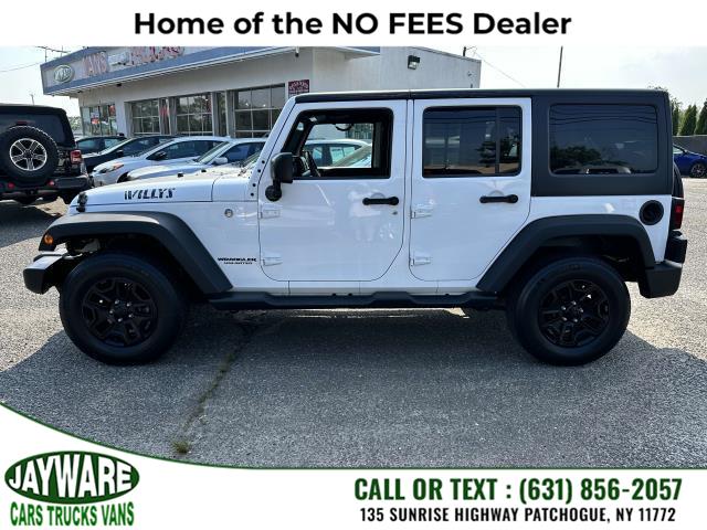 2016 Jeep Wrangler Unlimited 4WD 4dr Willys Wheeler, available for sale in Patchogue, New York | Jayware Cars Trucks Vans. Patchogue, New York 2016 Jeep Wrangler Unlimited 4WD 4dr Willys Wheeler, available for sale in Patchogue, New York | Jayware Cars Trucks Vans. Patchogue, New York