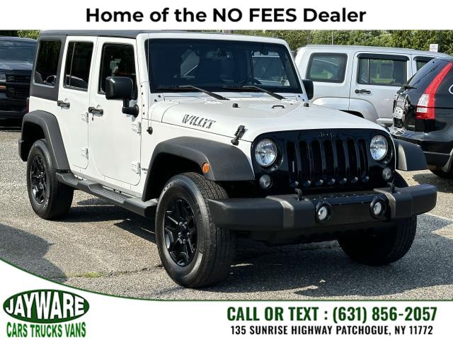 2016 Jeep Wrangler Unlimited 4WD 4dr Willys Wheeler, available for sale in Patchogue, New York | Jayware Cars Trucks Vans. Patchogue, New York 2016 Jeep Wrangler Unlimited 4WD 4dr Willys Wheeler, available for sale in Patchogue, New York | Jayware Cars Trucks Vans. Patchogue, New York
