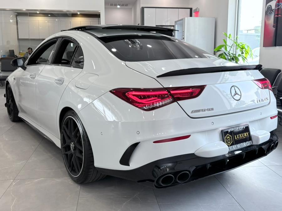 2022 Mercedes-Benz CLA AMG CLA 45 4MATIC Coupe, available for sale in Franklin Square, New York | Luxury Motor Club. Franklin Square, New York 2022 Mercedes-Benz CLA AMG CLA 45 4MATIC Coupe, available for sale in Franklin Square, New York | Luxury Motor Club. Franklin Square, New York
