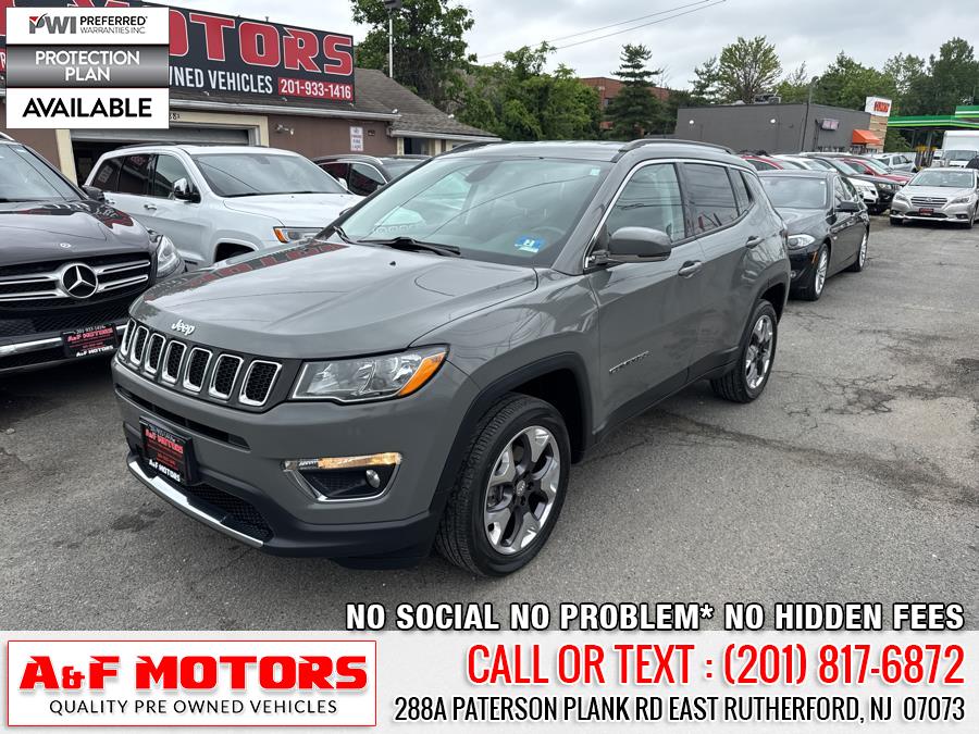 2020 Jeep Compass Limited 4x4, available for sale in East Rutherford, New Jersey | A&F Motors LLC. East Rutherford, New Jersey 2020 Jeep Compass Limited 4x4, available for sale in East Rutherford, New Jersey | A&F Motors LLC. East Rutherford, New Jersey