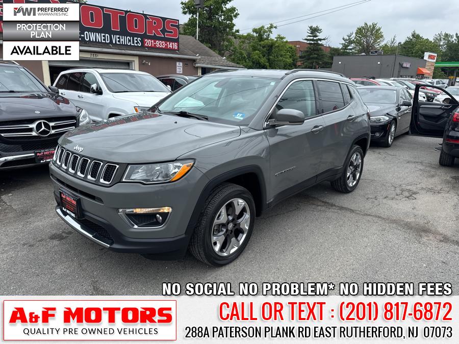 2020 Jeep Compass Limited 4x4, available for sale in East Rutherford, New Jersey | A&F Motors LLC. East Rutherford, New Jersey 2020 Jeep Compass Limited 4x4, available for sale in East Rutherford, New Jersey | A&F Motors LLC. East Rutherford, New Jersey