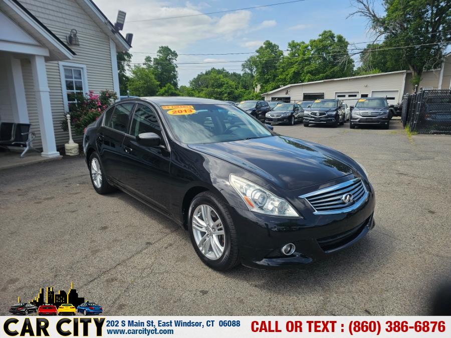 2013 Infiniti G37 Sedan 4dr x AWD, available for sale in East Windsor, Connecticut | Car City LLC. East Windsor, Connecticut 2013 Infiniti G37 Sedan 4dr x AWD, available for sale in East Windsor, Connecticut | Car City LLC. East Windsor, Connecticut