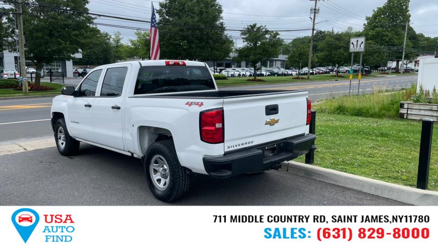 2018 Chevrolet Silverado 1500 4WD Crew Cab 143.5" Work Truck, available for sale in Saint James, New York | USA Auto Find. Saint James, New York 2018 Chevrolet Silverado 1500 4WD Crew Cab 143.5" Work Truck, available for sale in Saint James, New York | USA Auto Find. Saint James, New York