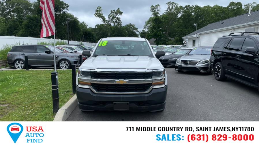 2018 Chevrolet Silverado 1500 4WD Crew Cab 143.5" Work Truck, available for sale in Saint James, New York | USA Auto Find. Saint James, New York 2018 Chevrolet Silverado 1500 4WD Crew Cab 143.5" Work Truck, available for sale in Saint James, New York | USA Auto Find. Saint James, New York