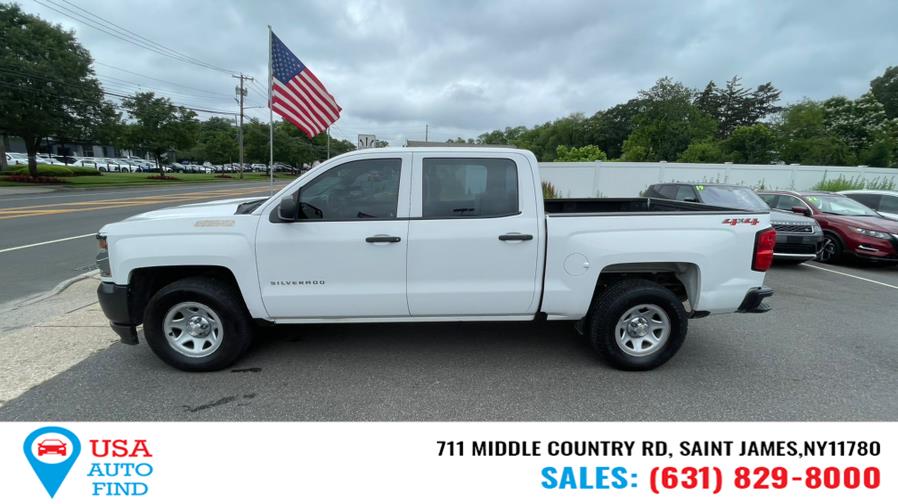 2018 Chevrolet Silverado 1500 4WD Crew Cab 143.5" Work Truck, available for sale in Saint James, New York | USA Auto Find. Saint James, New York 2018 Chevrolet Silverado 1500 4WD Crew Cab 143.5" Work Truck, available for sale in Saint James, New York | USA Auto Find. Saint James, New York