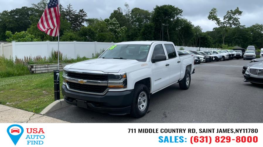 2018 Chevrolet Silverado 1500 4WD Crew Cab 143.5" Work Truck, available for sale in Saint James, New York | USA Auto Find. Saint James, New York 2018 Chevrolet Silverado 1500 4WD Crew Cab 143.5" Work Truck, available for sale in Saint James, New York | USA Auto Find. Saint James, New York