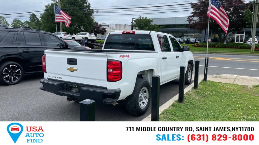 2018 Chevrolet Silverado 1500 4WD Crew Cab 143.5" Work Truck, available for sale in Saint James, New York | USA Auto Find. Saint James, New York 2018 Chevrolet Silverado 1500 4WD Crew Cab 143.5" Work Truck, available for sale in Saint James, New York | USA Auto Find. Saint James, New York