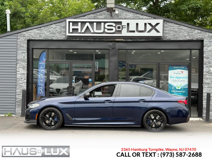 2021 BMW 5 Series M550i xDrive Sedan, available for sale in Wayne, New Jersey | Haus of Lux. Wayne, New Jersey 2021 BMW 5 Series M550i xDrive Sedan, available for sale in Wayne, New Jersey | Haus of Lux. Wayne, New Jersey
