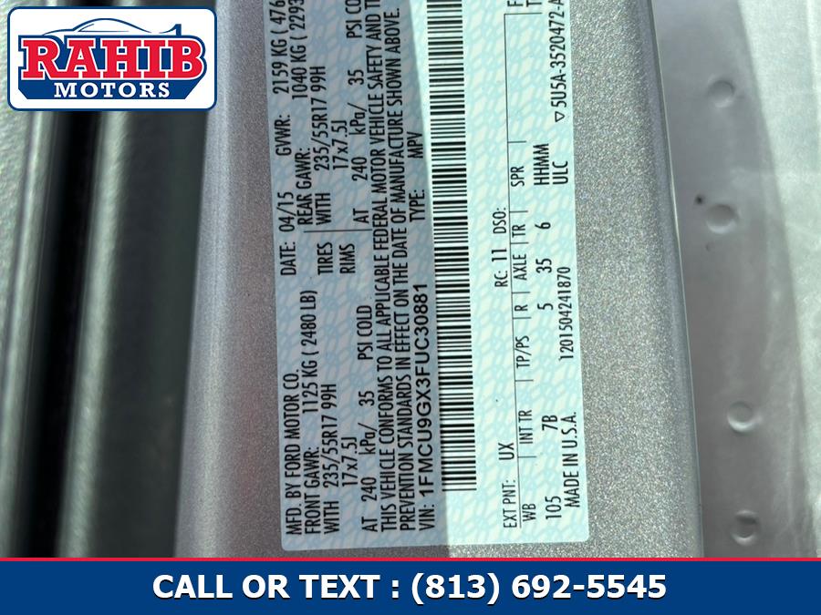 2015 Ford Escape 4WD 4dr SE, available for sale in Winter Park, Florida | Rahib Motors. Winter Park, Florida 2015 Ford Escape 4WD 4dr SE, available for sale in Winter Park, Florida | Rahib Motors. Winter Park, Florida