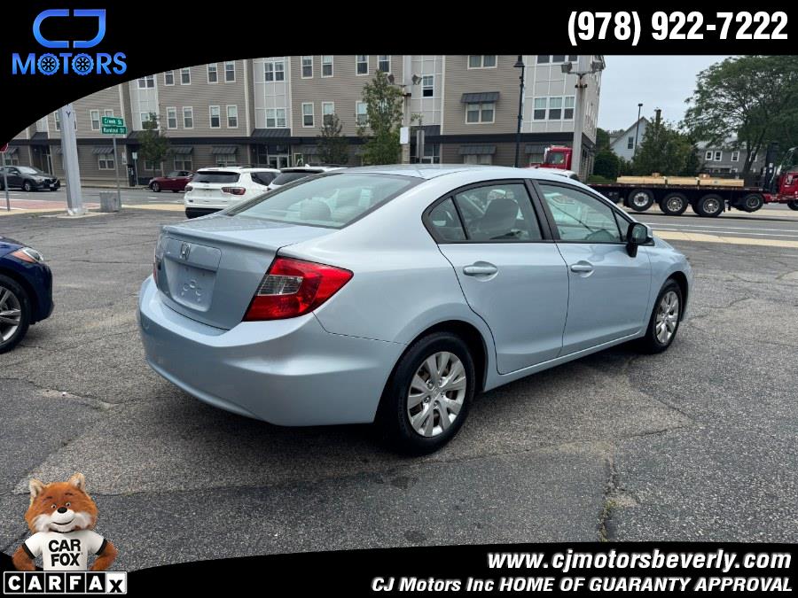 2012 Honda Civic Sdn 4dr Auto LX, available for sale in Beverly, Massachusetts | CJ Motors Inc. Beverly, Massachusetts 2012 Honda Civic Sdn 4dr Auto LX, available for sale in Beverly, Massachusetts | CJ Motors Inc. Beverly, Massachusetts