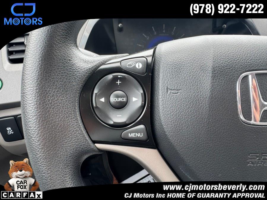 2012 Honda Civic Sdn 4dr Auto LX, available for sale in Beverly, Massachusetts | CJ Motors Inc. Beverly, Massachusetts 2012 Honda Civic Sdn 4dr Auto LX, available for sale in Beverly, Massachusetts | CJ Motors Inc. Beverly, Massachusetts