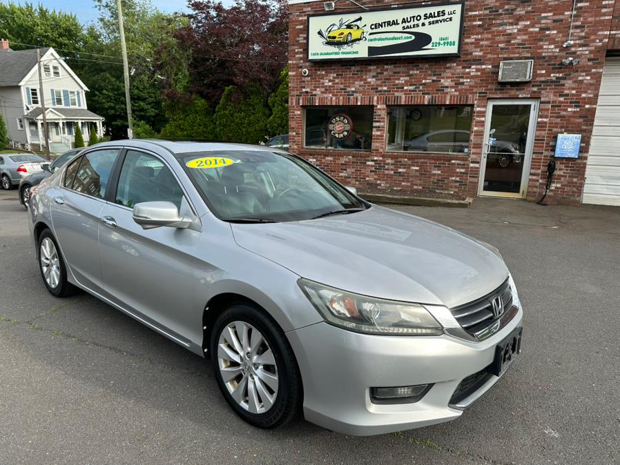 2014 Honda Accord Sedan EXL, available for sale in New Britain, Connecticut | Central Auto Sales & Service. New Britain, Connecticut 2014 Honda Accord Sedan EXL, available for sale in New Britain, Connecticut | Central Auto Sales & Service. New Britain, Connecticut