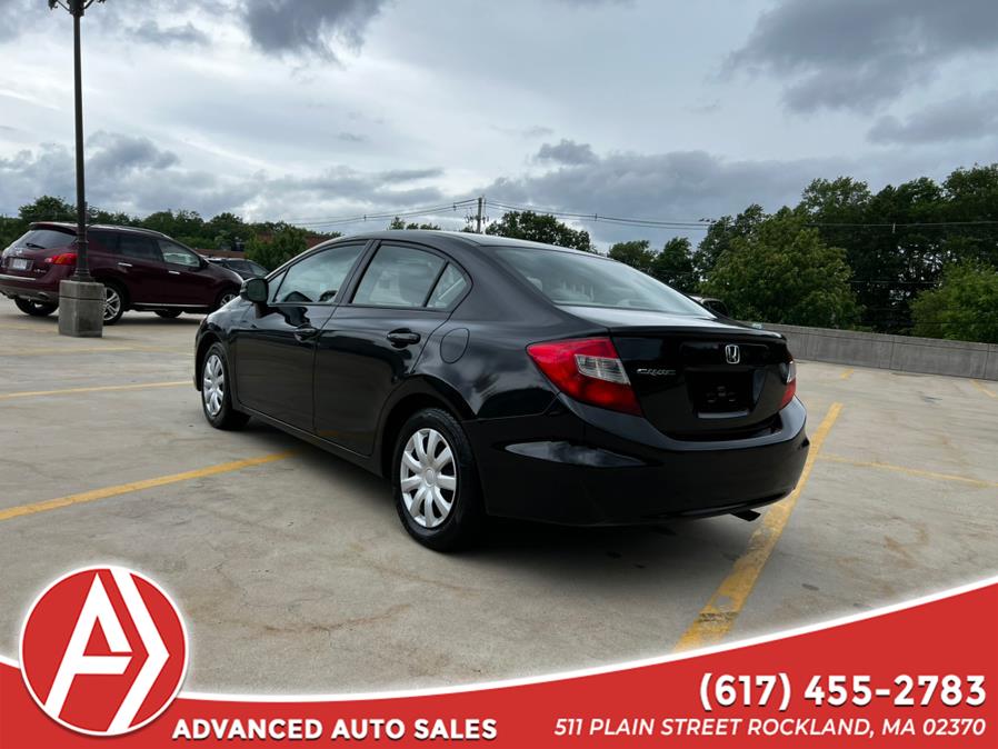 2012 Honda Civic Sdn 4dr Auto LX PZEV, available for sale in Rockland, Massachusetts | ADVANCED. Rockland, Massachusetts 2012 Honda Civic Sdn 4dr Auto LX PZEV, available for sale in Rockland, Massachusetts | ADVANCED. Rockland, Massachusetts