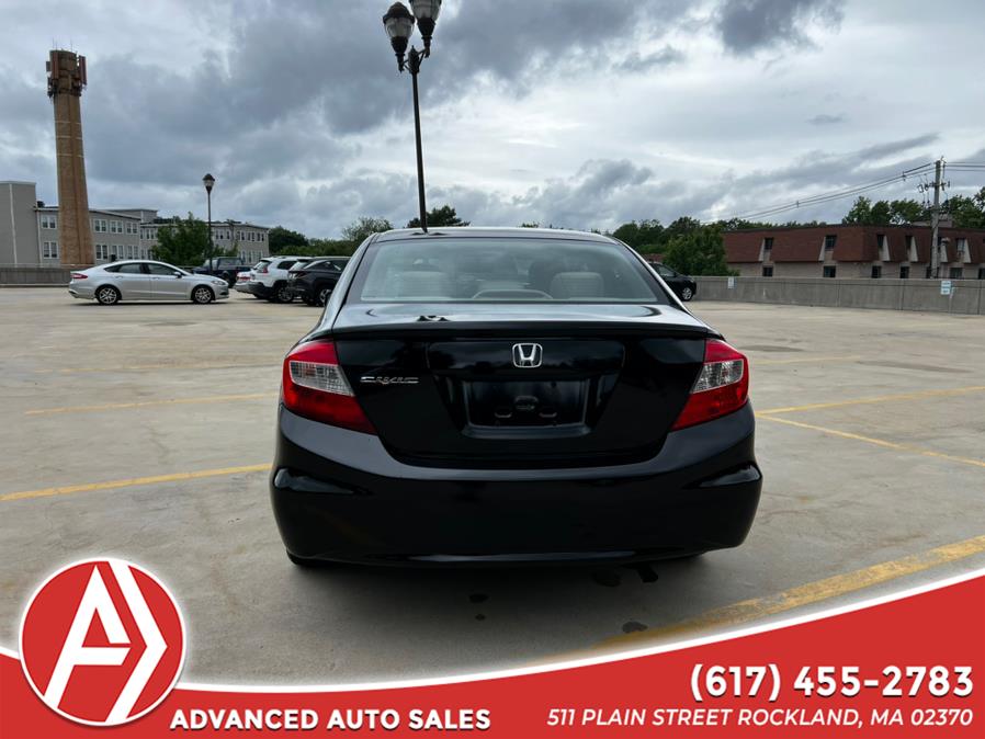 2012 Honda Civic Sdn 4dr Auto LX PZEV, available for sale in Rockland, Massachusetts | ADVANCED. Rockland, Massachusetts 2012 Honda Civic Sdn 4dr Auto LX PZEV, available for sale in Rockland, Massachusetts | ADVANCED. Rockland, Massachusetts