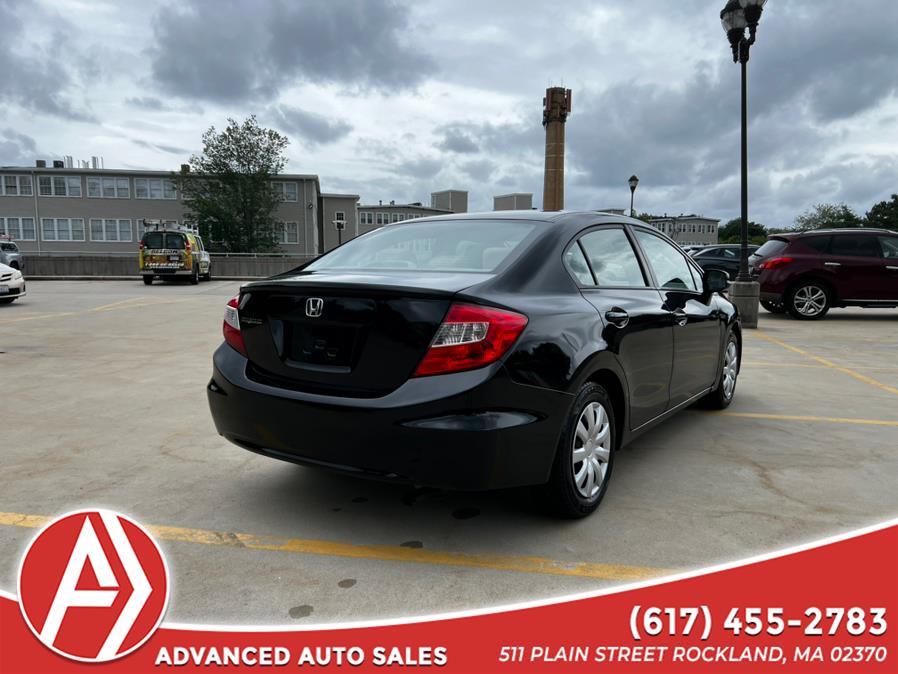 2012 Honda Civic Sdn 4dr Auto LX PZEV, available for sale in Rockland, Massachusetts | ADVANCED. Rockland, Massachusetts 2012 Honda Civic Sdn 4dr Auto LX PZEV, available for sale in Rockland, Massachusetts | ADVANCED. Rockland, Massachusetts