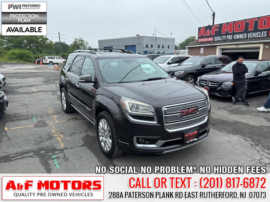 2016 GMC Acadia AWD 4dr Denali, available for sale in East Rutherford, New Jersey | A&F Motors LLC. East Rutherford, New Jersey 2016 GMC Acadia AWD 4dr Denali, available for sale in East Rutherford, New Jersey | A&F Motors LLC. East Rutherford, New Jersey