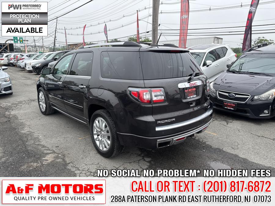 2016 GMC Acadia AWD 4dr Denali, available for sale in East Rutherford, New Jersey | A&F Motors LLC. East Rutherford, New Jersey 2016 GMC Acadia AWD 4dr Denali, available for sale in East Rutherford, New Jersey | A&F Motors LLC. East Rutherford, New Jersey