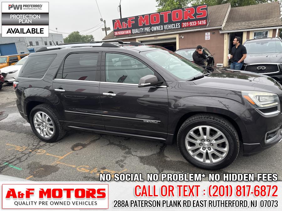 2016 GMC Acadia AWD 4dr Denali, available for sale in East Rutherford, New Jersey | A&F Motors LLC. East Rutherford, New Jersey 2016 GMC Acadia AWD 4dr Denali, available for sale in East Rutherford, New Jersey | A&F Motors LLC. East Rutherford, New Jersey