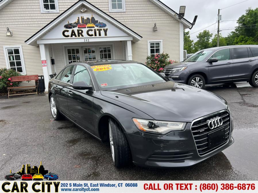 2015 Audi A6 4dr Sdn quattro 2.0T Premium Plus, available for sale in East Windsor, Connecticut | Car City LLC. East Windsor, Connecticut 2015 Audi A6 4dr Sdn quattro 2.0T Premium Plus, available for sale in East Windsor, Connecticut | Car City LLC. East Windsor, Connecticut