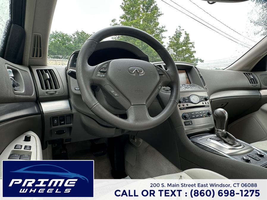 2011 INFINITI G37 Sedan 4dr x AWD, available for sale in East Windsor, Connecticut | Prime Wheels. East Windsor, Connecticut 2011 INFINITI G37 Sedan 4dr x AWD, available for sale in East Windsor, Connecticut | Prime Wheels. East Windsor, Connecticut