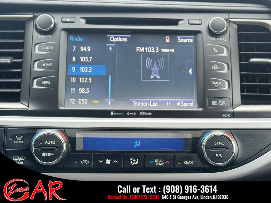 2019 Toyota Highlander XLE V6 AWD (Natl), available for sale in Linden, New Jersey | Car Zone. Linden, New Jersey 2019 Toyota Highlander XLE V6 AWD (Natl), available for sale in Linden, New Jersey | Car Zone. Linden, New Jersey