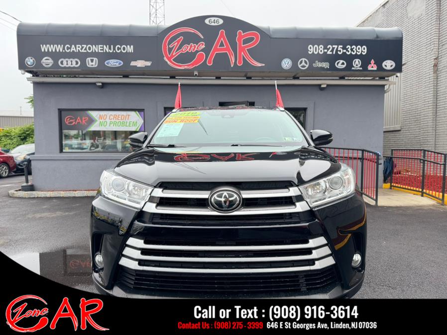 2019 Toyota Highlander XLE V6 AWD (Natl), available for sale in Linden, New Jersey | Car Zone. Linden, New Jersey 2019 Toyota Highlander XLE V6 AWD (Natl), available for sale in Linden, New Jersey | Car Zone. Linden, New Jersey