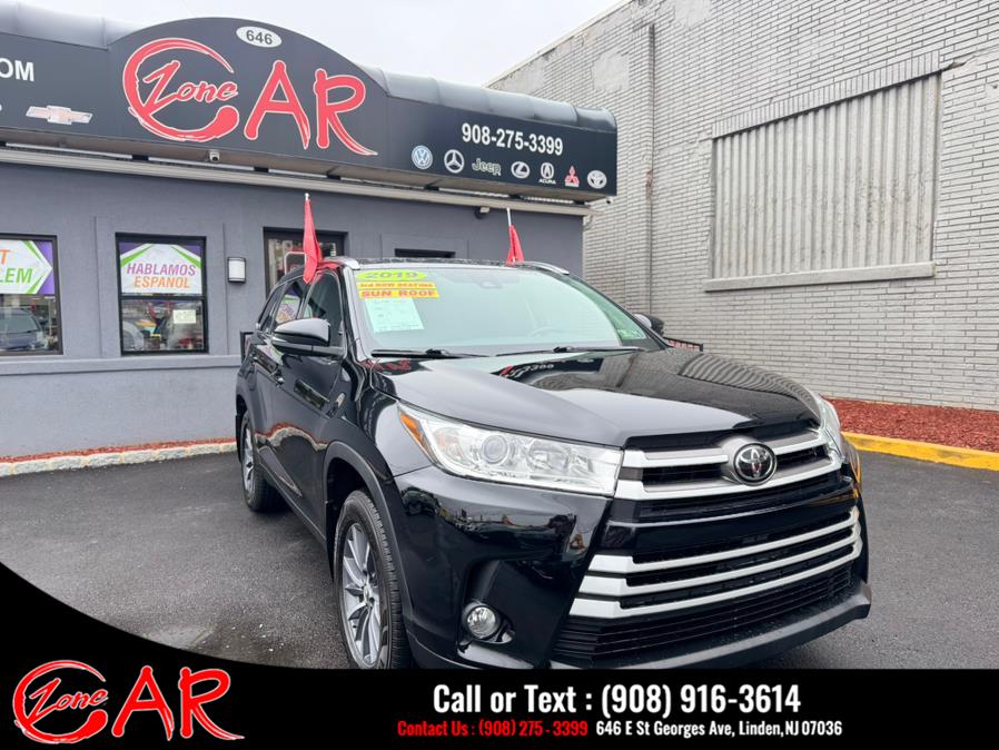 2019 Toyota Highlander XLE V6 AWD (Natl), available for sale in Linden, New Jersey | Car Zone. Linden, New Jersey 2019 Toyota Highlander XLE V6 AWD (Natl), available for sale in Linden, New Jersey | Car Zone. Linden, New Jersey
