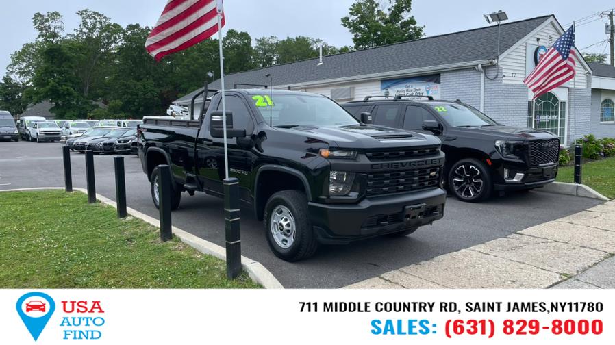 2021 Chevrolet Silverado 2500HD 4WD Reg Cab 142" Work Truck, available for sale in Saint James, New York | USA Auto Find. Saint James, New York 2021 Chevrolet Silverado 2500HD 4WD Reg Cab 142" Work Truck, available for sale in Saint James, New York | USA Auto Find. Saint James, New York