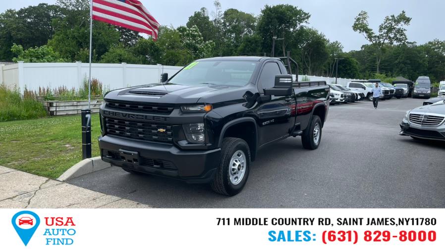 2021 Chevrolet Silverado 2500HD 4WD Reg Cab 142" Work Truck, available for sale in Saint James, New York | USA Auto Find. Saint James, New York 2021 Chevrolet Silverado 2500HD 4WD Reg Cab 142" Work Truck, available for sale in Saint James, New York | USA Auto Find. Saint James, New York
