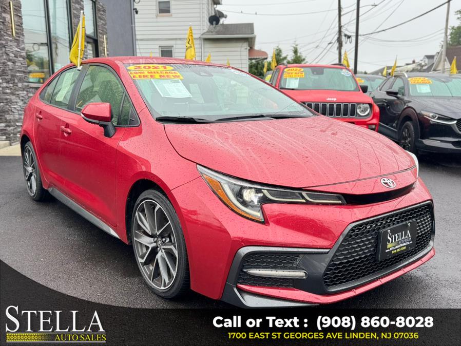 2021 Toyota Corolla SE CVT (Natl), available for sale in Linden, New Jersey | Stella Auto Sales. Linden, New Jersey 2021 Toyota Corolla SE CVT (Natl), available for sale in Linden, New Jersey | Stella Auto Sales. Linden, New Jersey