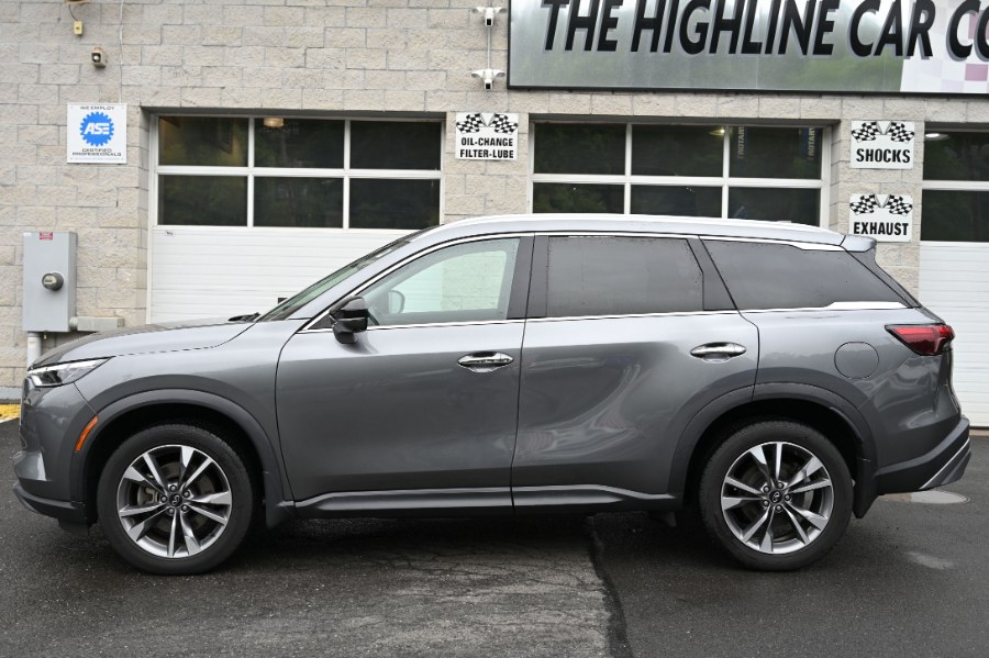2022 INFINITI QX60 LUXE AWD, available for sale in Waterbury, Connecticut | Highline Car Connection. Waterbury, Connecticut 2022 INFINITI QX60 LUXE AWD, available for sale in Waterbury, Connecticut | Highline Car Connection. Waterbury, Connecticut