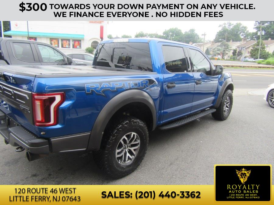 2017 Ford F-150 Raptor 4WD SuperCrew 5.5'' Box, available for sale in Little Ferry, New Jersey | Royalty Auto Sales. Little Ferry, New Jersey 2017 Ford F-150 Raptor 4WD SuperCrew 5.5'' Box, available for sale in Little Ferry, New Jersey | Royalty Auto Sales. Little Ferry, New Jersey