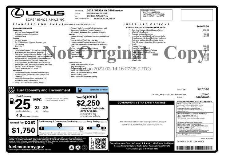 2022 Lexus Nx NX 350 Premium AWD, available for sale in Maple Shade, New Jersey | Car Revolution. Maple Shade, New Jersey 2022 Lexus Nx NX 350 Premium AWD, available for sale in Maple Shade, New Jersey | Car Revolution. Maple Shade, New Jersey