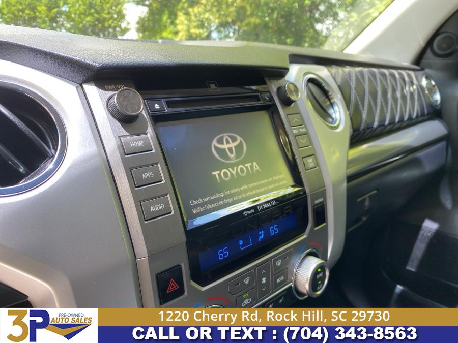 2017 Toyota Tundra 4WD Platinum CrewMax 5.5'' Bed 5.7L (Natl), available for sale in Rock Hill, South Carolina | 3 Points Auto Sales. Rock Hill, South Carolina 2017 Toyota Tundra 4WD Platinum CrewMax 5.5'' Bed 5.7L (Natl), available for sale in Rock Hill, South Carolina | 3 Points Auto Sales. Rock Hill, South Carolina