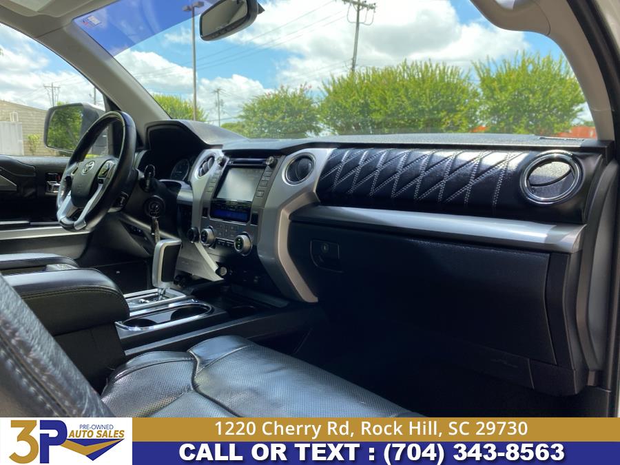 2017 Toyota Tundra 4WD Platinum CrewMax 5.5'' Bed 5.7L (Natl), available for sale in Rock Hill, South Carolina | 3 Points Auto Sales. Rock Hill, South Carolina 2017 Toyota Tundra 4WD Platinum CrewMax 5.5'' Bed 5.7L (Natl), available for sale in Rock Hill, South Carolina | 3 Points Auto Sales. Rock Hill, South Carolina