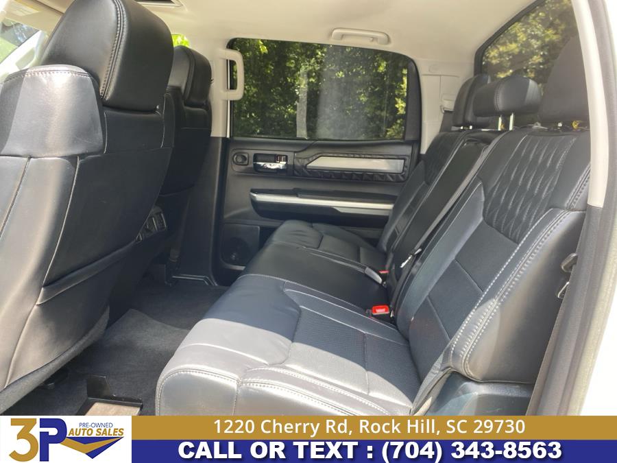 2017 Toyota Tundra 4WD Platinum CrewMax 5.5'' Bed 5.7L (Natl), available for sale in Rock Hill, South Carolina | 3 Points Auto Sales. Rock Hill, South Carolina 2017 Toyota Tundra 4WD Platinum CrewMax 5.5'' Bed 5.7L (Natl), available for sale in Rock Hill, South Carolina | 3 Points Auto Sales. Rock Hill, South Carolina
