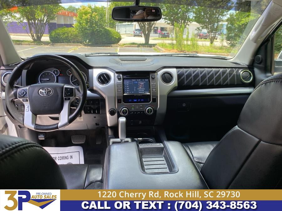 2017 Toyota Tundra 4WD Platinum CrewMax 5.5'' Bed 5.7L (Natl), available for sale in Rock Hill, South Carolina | 3 Points Auto Sales. Rock Hill, South Carolina 2017 Toyota Tundra 4WD Platinum CrewMax 5.5'' Bed 5.7L (Natl), available for sale in Rock Hill, South Carolina | 3 Points Auto Sales. Rock Hill, South Carolina