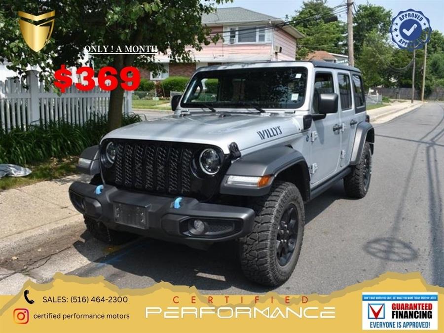 2023 Jeep Wrangler Willys 4xe, available for sale in Valley Stream, New York | Certified Performance Motors. Valley Stream, New York 2023 Jeep Wrangler Willys 4xe, available for sale in Valley Stream, New York | Certified Performance Motors. Valley Stream, New York