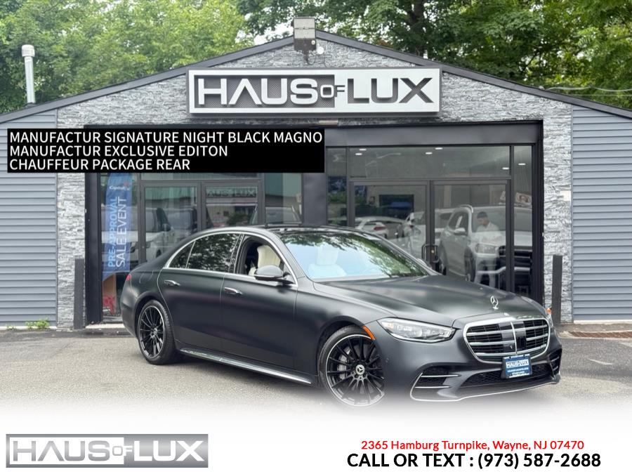 2022 Mercedes-Benz S-Class S 580 4MATIC Sedan, available for sale in Wayne, New Jersey | Haus of Lux. Wayne, New Jersey 2022 Mercedes-Benz S-Class S 580 4MATIC Sedan, available for sale in Wayne, New Jersey | Haus of Lux. Wayne, New Jersey
