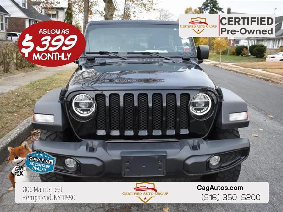 2022 Jeep Wrangler Unlimited Willys, available for sale in Hempstead, New York | Certified Auto Group. Hempstead, New York 2022 Jeep Wrangler Unlimited Willys, available for sale in Hempstead, New York | Certified Auto Group. Hempstead, New York