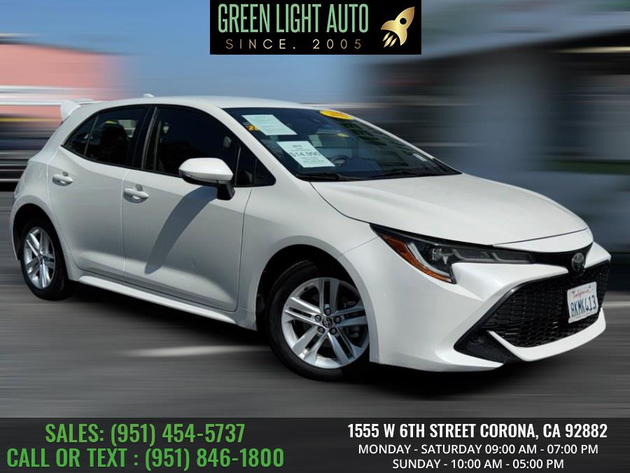 2019 Toyota Corolla Hatchback SE CVT (Natl), available for sale in Corona, California | Green Light Auto. Corona, California 2019 Toyota Corolla Hatchback SE CVT (Natl), available for sale in Corona, California | Green Light Auto. Corona, California