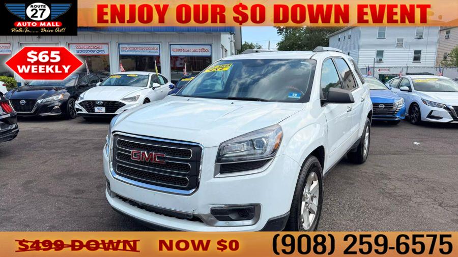 2016 GMC Acadia SLE-1 Sport Utility 4D, available for sale in Linden, New Jersey | Route 27 Auto Mall. Linden, New Jersey 2016 GMC Acadia SLE-1 Sport Utility 4D, available for sale in Linden, New Jersey | Route 27 Auto Mall. Linden, New Jersey