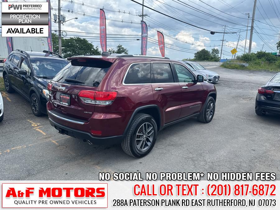 2018 Jeep Grand Cherokee Limited 4x4, available for sale in East Rutherford, New Jersey | A&F Motors LLC. East Rutherford, New Jersey 2018 Jeep Grand Cherokee Limited 4x4, available for sale in East Rutherford, New Jersey | A&F Motors LLC. East Rutherford, New Jersey