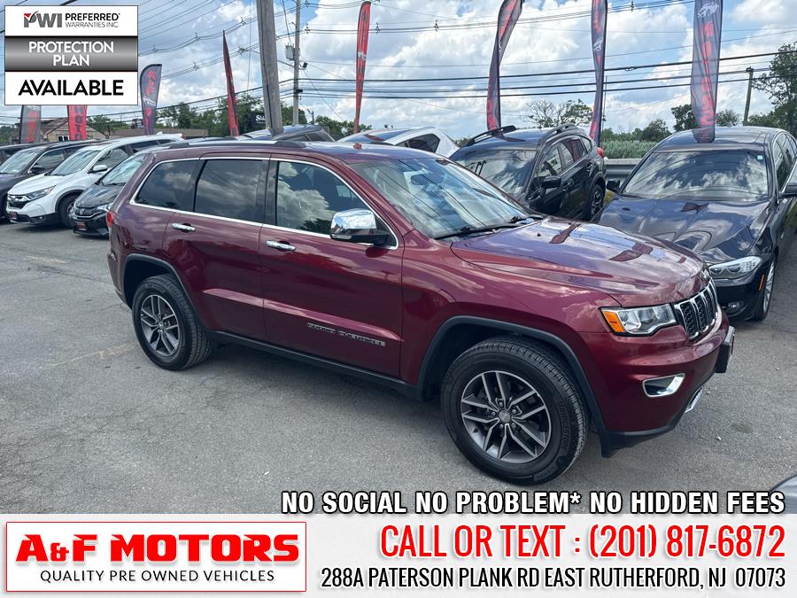 2018 Jeep Grand Cherokee Limited 4x4, available for sale in East Rutherford, New Jersey | A&F Motors LLC. East Rutherford, New Jersey 2018 Jeep Grand Cherokee Limited 4x4, available for sale in East Rutherford, New Jersey | A&F Motors LLC. East Rutherford, New Jersey