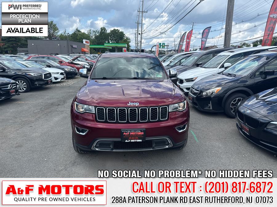 2018 Jeep Grand Cherokee Limited 4x4, available for sale in East Rutherford, New Jersey | A&F Motors LLC. East Rutherford, New Jersey 2018 Jeep Grand Cherokee Limited 4x4, available for sale in East Rutherford, New Jersey | A&F Motors LLC. East Rutherford, New Jersey