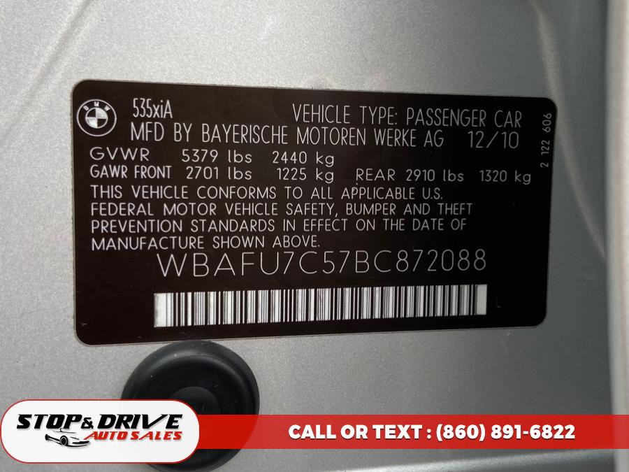2011 BMW 5 Series 4dr Sdn 535i xDrive AWD, available for sale in East Windsor, Connecticut | Stop & Drive Auto Sales. East Windsor, Connecticut 2011 BMW 5 Series 4dr Sdn 535i xDrive AWD, available for sale in East Windsor, Connecticut | Stop & Drive Auto Sales. East Windsor, Connecticut
