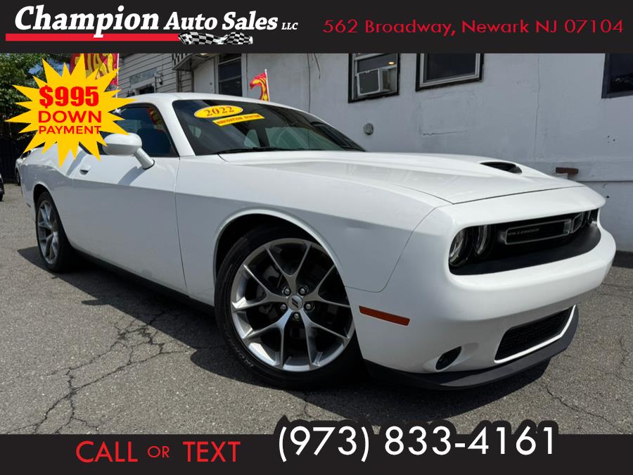 2022 Dodge Challenger GT RWD, available for sale in Newark, New Jersey | Champion Auto Sales. Newark, New Jersey 2022 Dodge Challenger GT RWD, available for sale in Newark, New Jersey | Champion Auto Sales. Newark, New Jersey