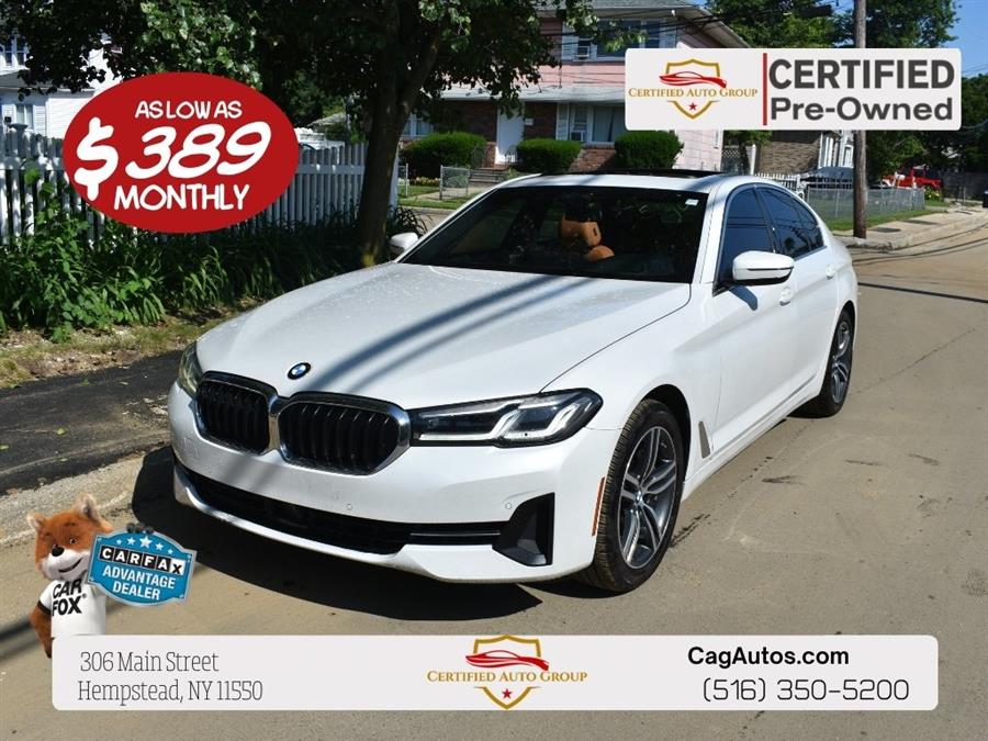 Used 2021 BMW 5 Series in Hempstead, New York | Certified Automotive Group. Hempstead, New York
