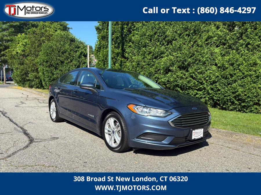 2018 Ford Fusion Hybrid S, available for sale in New London, Connecticut | TJ Motors LLC. New London, Connecticut 2018 Ford Fusion Hybrid S, available for sale in New London, Connecticut | TJ Motors LLC. New London, Connecticut